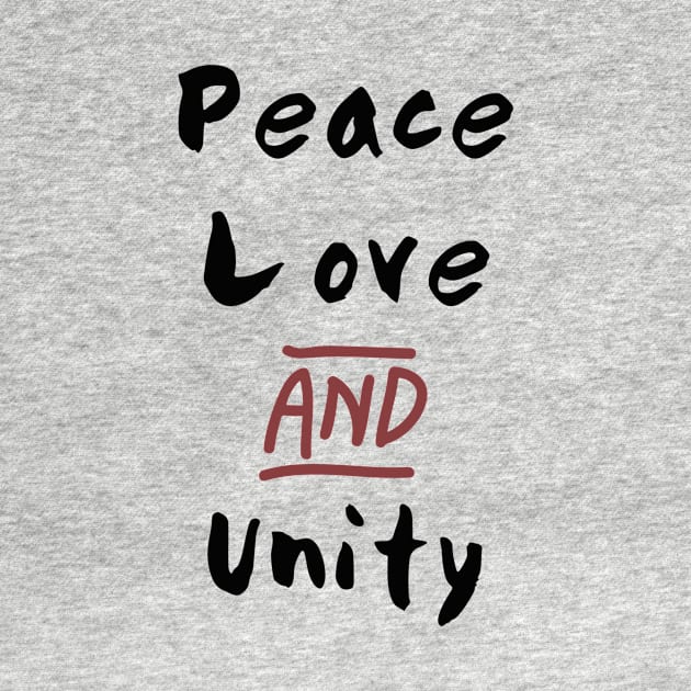 Peace Love and Unity by deificusArt